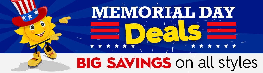 4th of July in stock deals, big savings on all styles