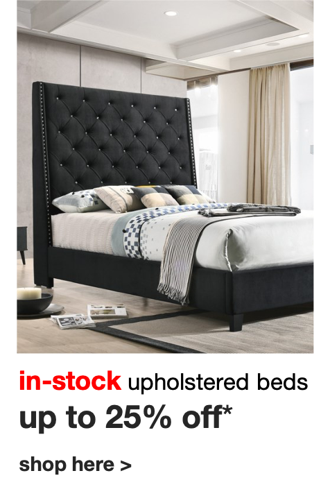 In stock Upholstered Bed